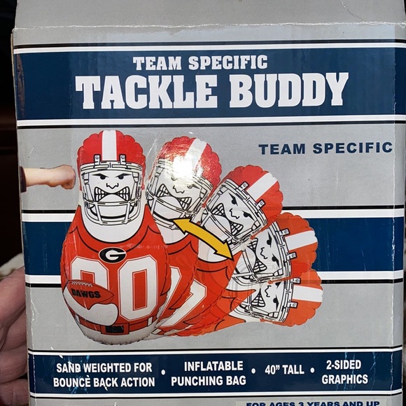 Virginia Tech Tackle Buddy (inflatable punching bag) - new in box - Picture 3 of 3